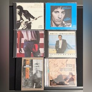 CD- Bruce Springsteen- set of 6 CD’s to include double set & booklet - used